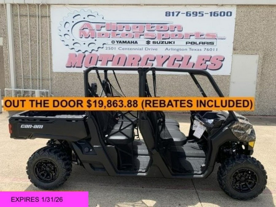 2025 Can-Am Defender MAX DPS HD9 Wildland Camo