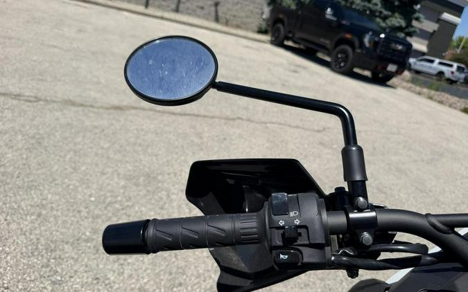 2025 Kawasaki KLR®650 S Pearl Crystal White/Metallic Carbon Gray