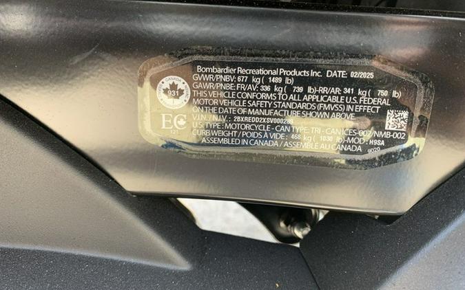 2025 Can-Am Spyder F3 Limited Platine Wheels