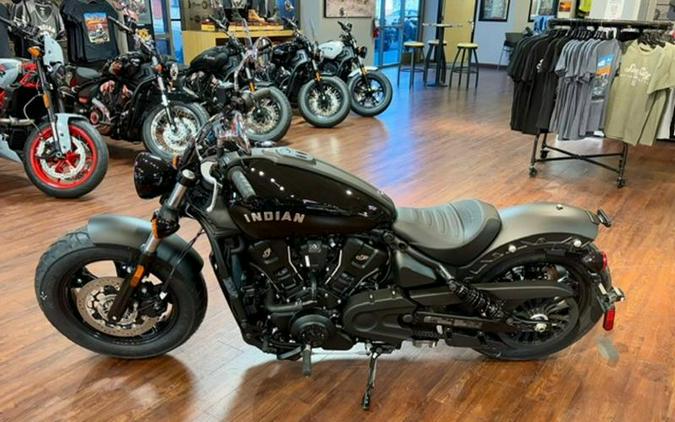 2025 Indian Motorcycle® Scout® Sixty Bobber Black Metallic