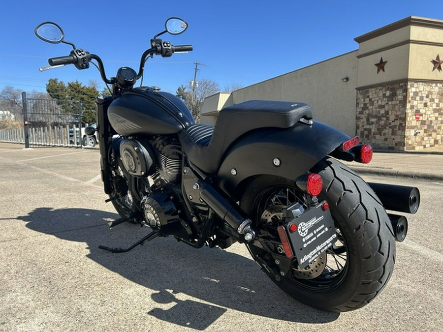2023 Indian Chief Bobber Dark Horse Black Smoke