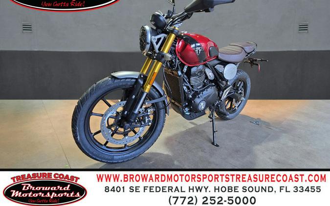 2024 Triumph Scrambler 400 X Carnival Red / Phantom Black