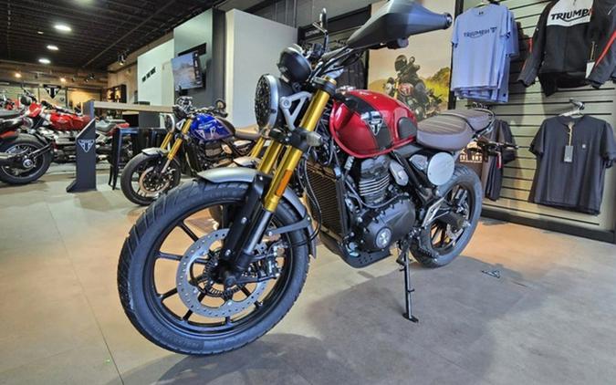 2024 Triumph Scrambler 400 X Carnival Red / Phantom Black