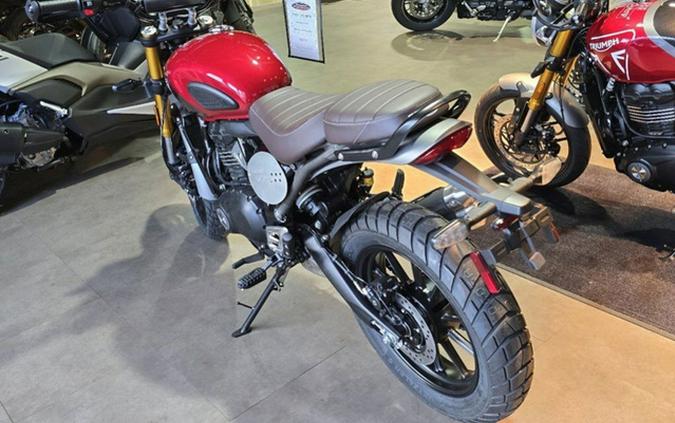 2024 Triumph Scrambler 400 X Carnival Red / Phantom Black