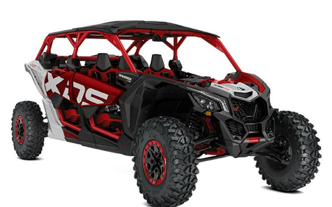 2025 Can-Am® Maverick X3 Max X DS Turbo RR With Smart-Shox Fiery Red & Hyper Silver