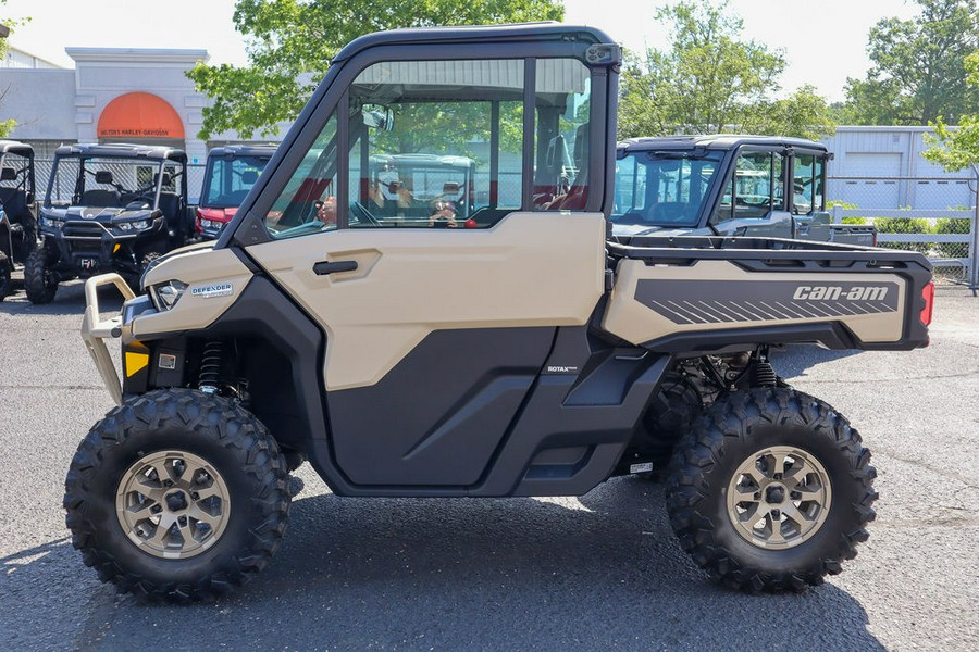 2024 Can-Am® Defender Limited HD10 Desert Tan & Timeless Black