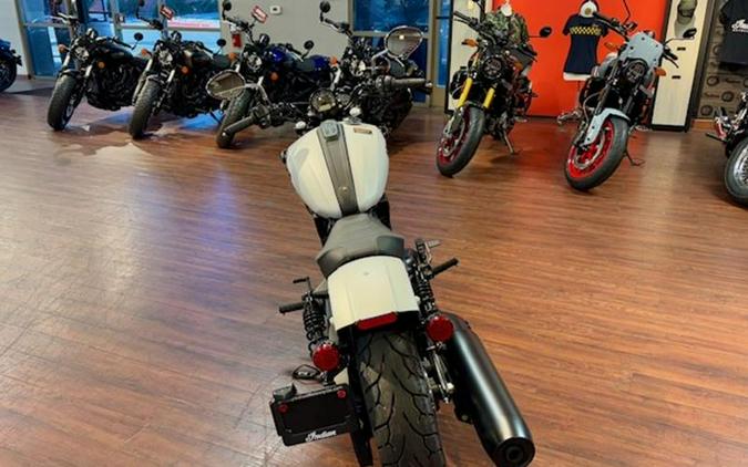 2025 Indian Motorcycle® Scout® Sixty Bobber Limited Ghost White Metallic Smoke