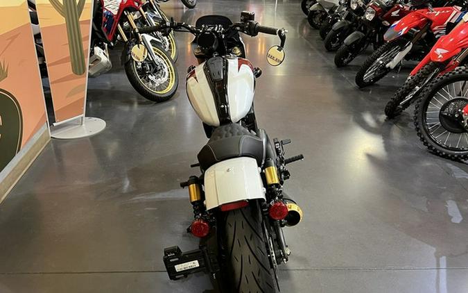 2025 Indian 101 Scout Ghost White Metallic With Graphics