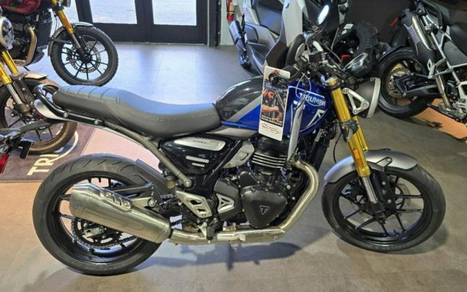 2024 Triumph Speed 400 Caspian Blue / Storm Grey