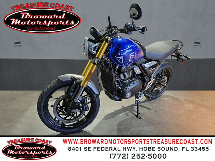 2024 Triumph Speed 400 Caspian Blue / Storm Grey