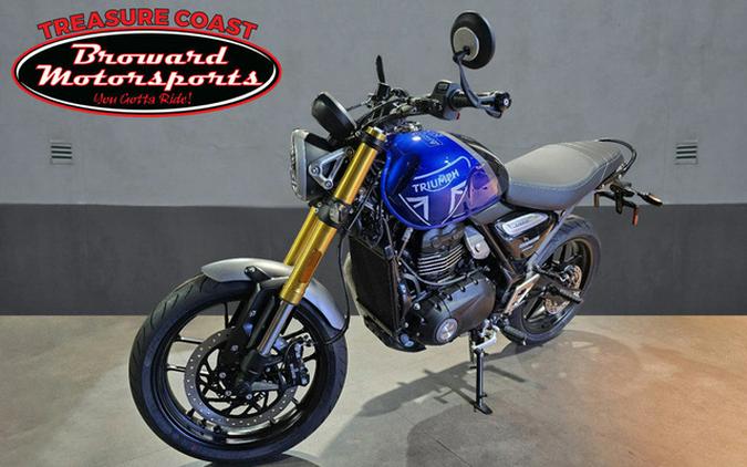 2024 Triumph Speed 400 Caspian Blue / Storm Grey