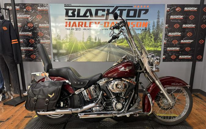 2008 Harley-Davidson Softail Deluxe CRIMSON RED SUN W/PINSTRIPE