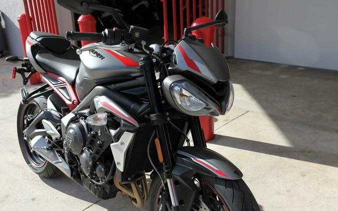 2020 Triumph Street Triple R Matte Silver Ice