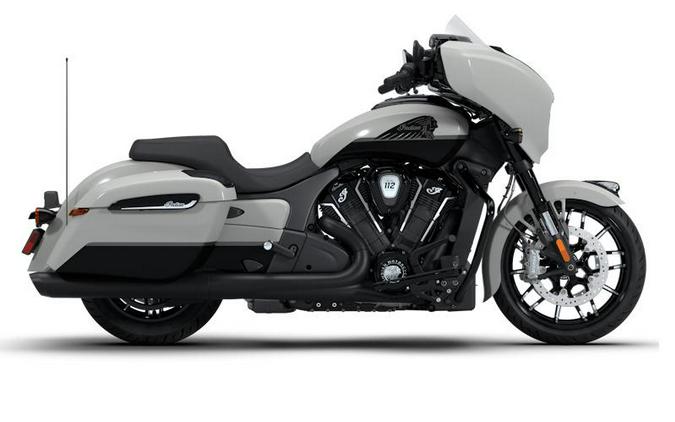 2026 Indian Motorcycle® Chieftain® PowerPlus Dark Horse® 112 w/PowerBand Chalk with Black Metallic