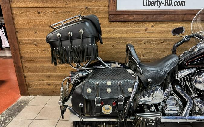 2002 Heritage Springer Vivid Black FLSTSI