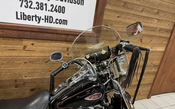 2002 Heritage Springer Vivid Black FLSTSI