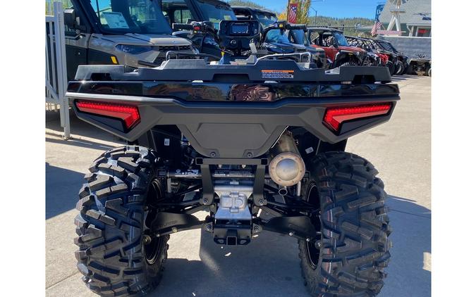 2024 Polaris Industries SPORTSMAN 570 EPS ONYX BLACK TRAIL EDITION with PLOW