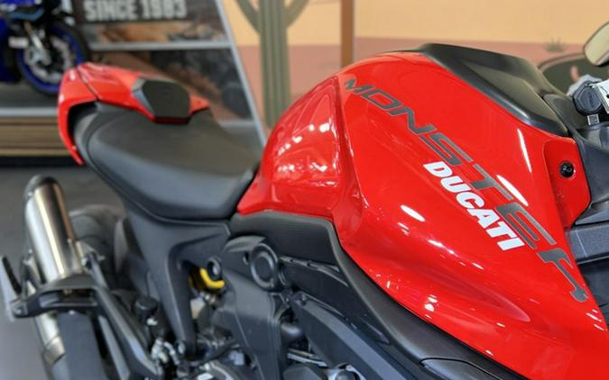 2023 Ducati Monster + Ducati Red Dark Stealth