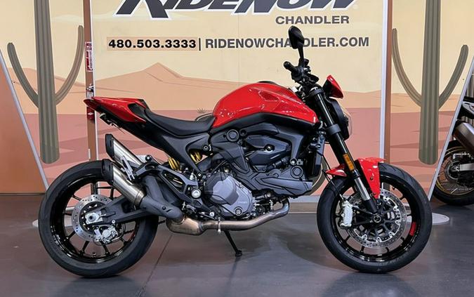 2023 Ducati Monster + Ducati Red Dark Stealth