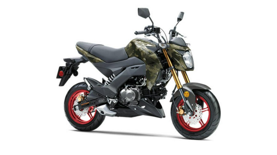 2026 Kawasaki Z125 PRO Cypher Camo Beige