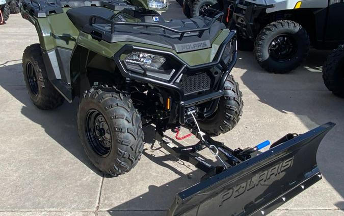 2024 Polaris Industries SPORTSMAN 570 SAGE GREEN EPS with PLOW