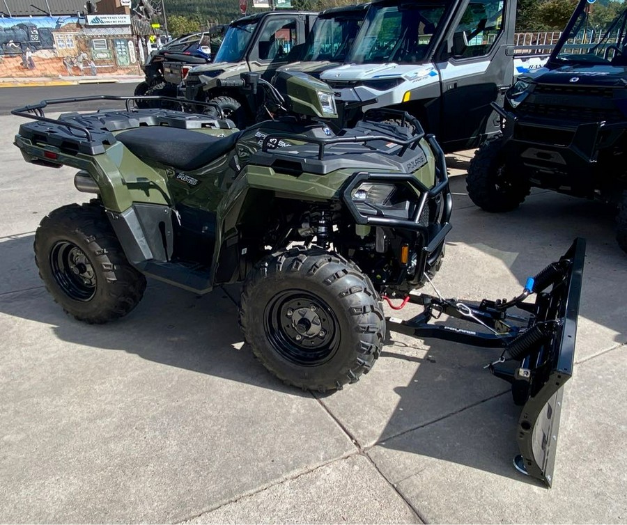 2024 Polaris Industries SPORTSMAN 570 SAGE GREEN EPS with PLOW