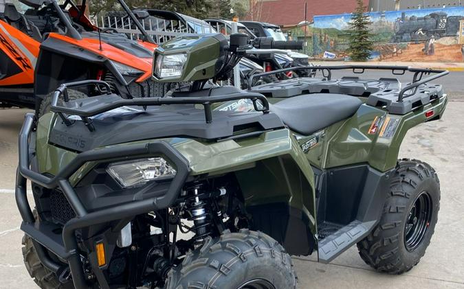 2024 Polaris Industries SPORTSMAN 570 SAGE GREEN EPS with PLOW