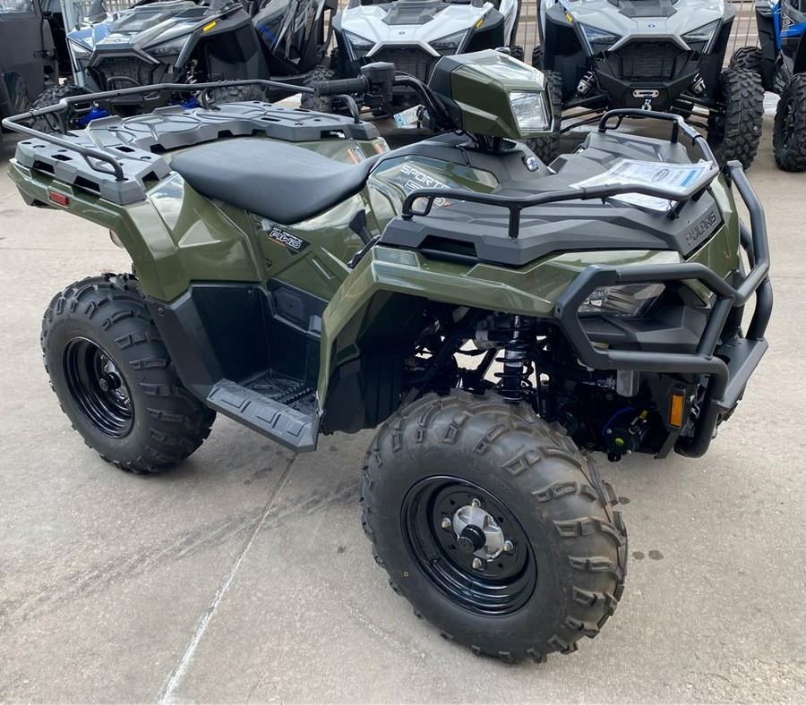 2024 Polaris Industries SPORTSMAN 570 SAGE GREEN EPS with PLOW