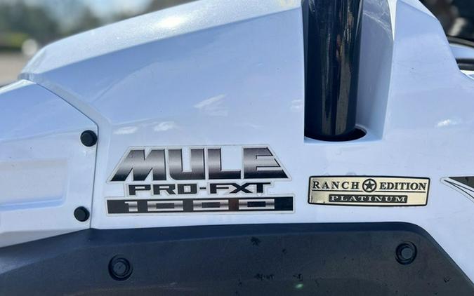 2025 Kawasaki Mule PRO-FXT 1000 Platinum Ranch Edition
