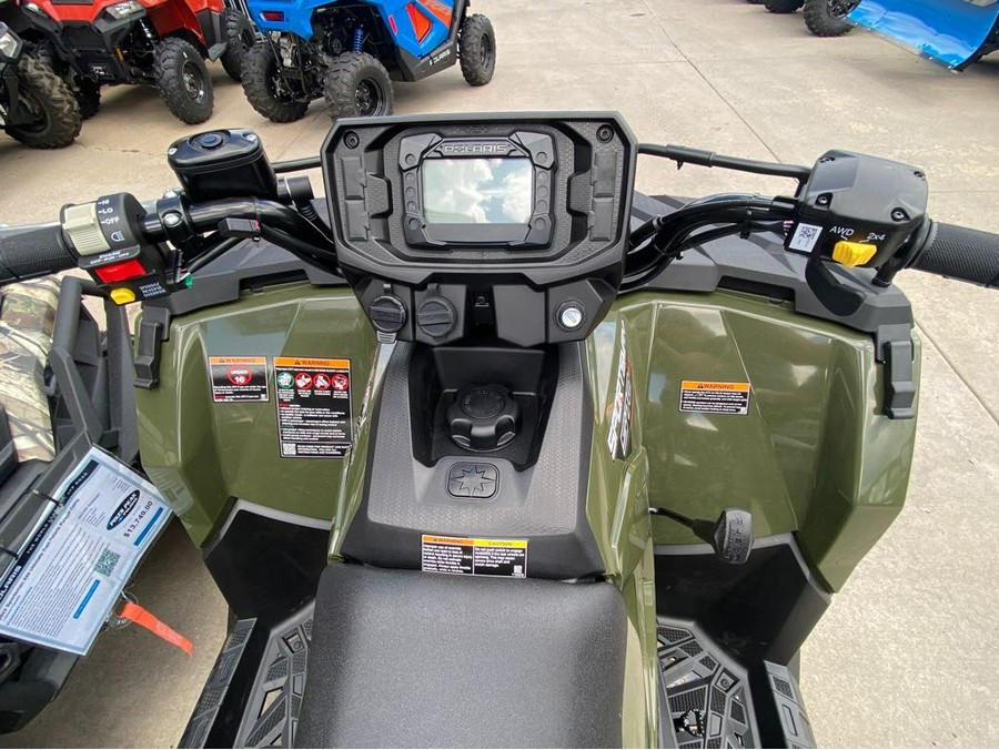 2024 Polaris Industries SPORTSMAN 570 SAGE GREEN with PLOW