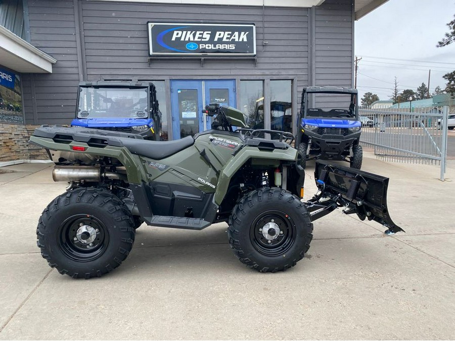 2024 Polaris Industries SPORTSMAN 570 SAGE GREEN with PLOW