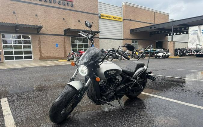 2018 Indian Scout Bobber Star Silver Smoke