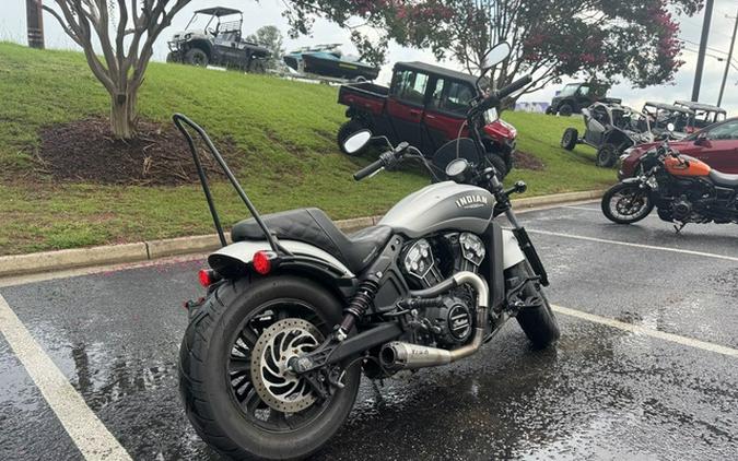 2018 Indian Scout Bobber Star Silver Smoke