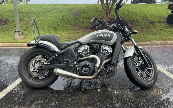2018 Indian Scout Bobber Star Silver Smoke