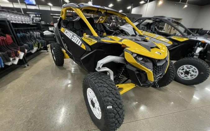 2024 Can-Am® Maverick R X RS with Smart-Shox Carbon Black & Neo Yellow