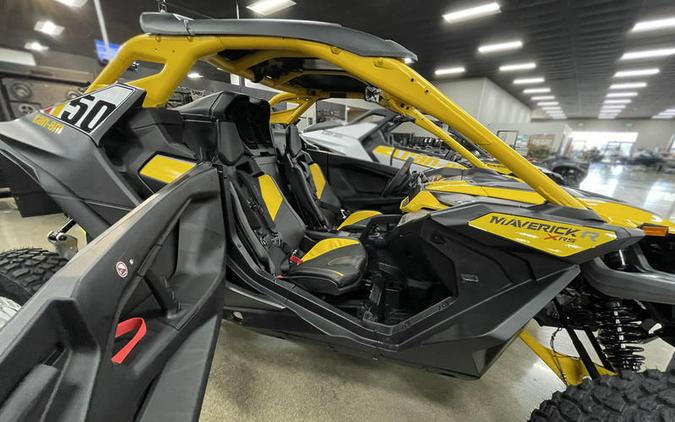 2024 Can-Am® Maverick R X RS with Smart-Shox Carbon Black & Neo Yellow