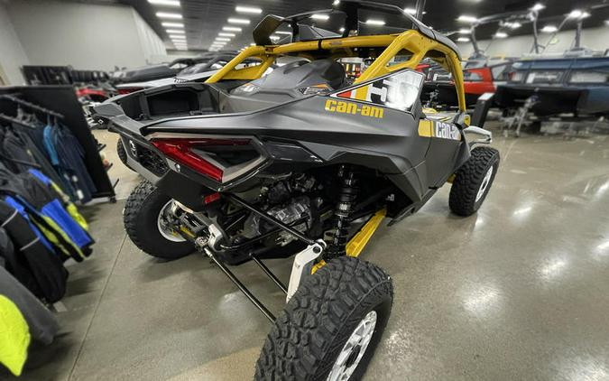 2024 Can-Am® Maverick R X RS with Smart-Shox Carbon Black & Neo Yellow