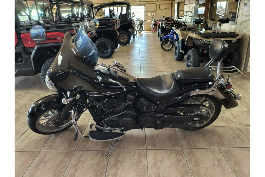 2007 Yamaha Roadliner Midnight WITH MEMPHIS SHADE FAIRING, ENGINE GUARDS, SISSY BAR AND LUGGAGE RACK