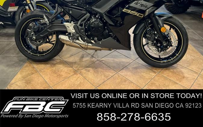 2024 Kawasaki Ninja® 650 Metallic Matte Graphenesteel Gray/Ebony