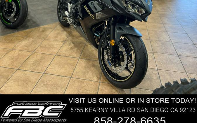 2024 Kawasaki Ninja® 650 Metallic Matte Graphenesteel Gray/Ebony