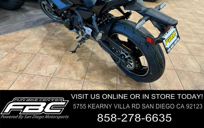 2024 Kawasaki Ninja® 650 Metallic Matte Graphenesteel Gray/Ebony