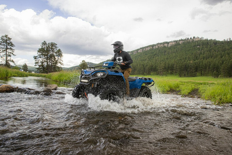 2024 Polaris Industries SPORTSMAN 570 TRAIL ELECTRIC BLUE with PLOW