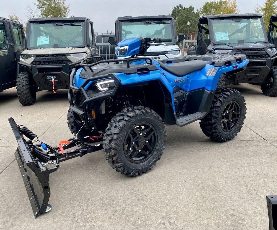 2024 Polaris Industries SPORTSMAN 570 TRAIL ELECTRIC BLUE with PLOW