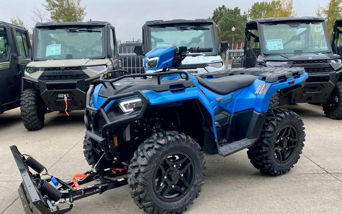 2024 Polaris Industries SPORTSMAN 570 TRAIL ELECTRIC BLUE with PLOW