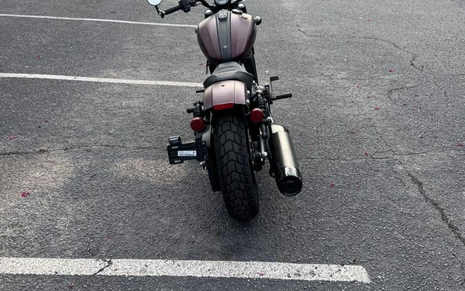 2026 Indian Scout Bobber Maroon Metallic Smoke