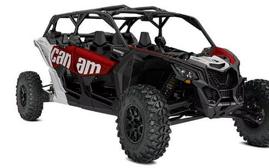 New 2025 CAN-AM MAVERICK X3 MAX RS TURBO RR FIERY RED AND HYPER SILVER