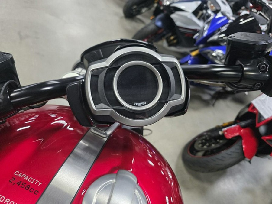 2022 Triumph Rocket 3 R 221 Red Hopper Sapphire Black