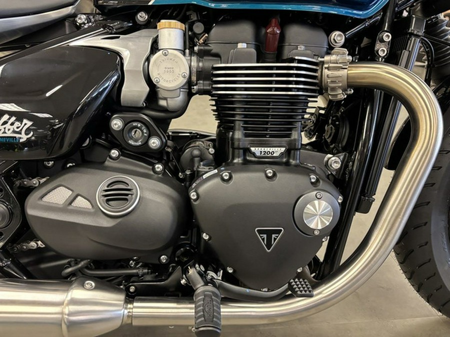 2026 Triumph Bonneville Bobber Interstellar Blue