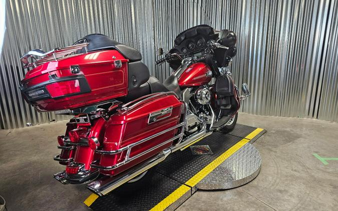 2012 HD FLHTCU103 EMBR RED SUNGLO W/ PINSTRIP