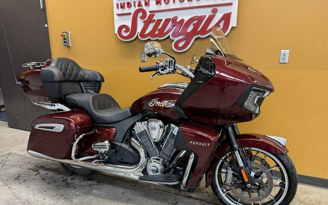 2025 Indian Pursuit Limited 112 W/Powerband Audio Maroon Metallic